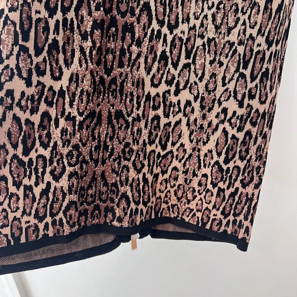 Cache leopard double zip skirt - Picture 4 of 6